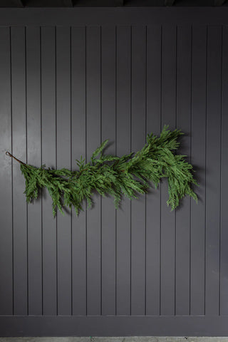 6' Norfolk & Cypress Mix Faux Garland