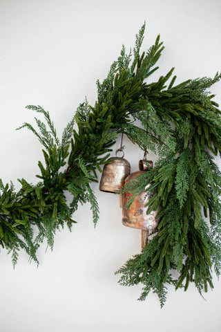 6' Norfolk & Cypress Mix Faux Garland
