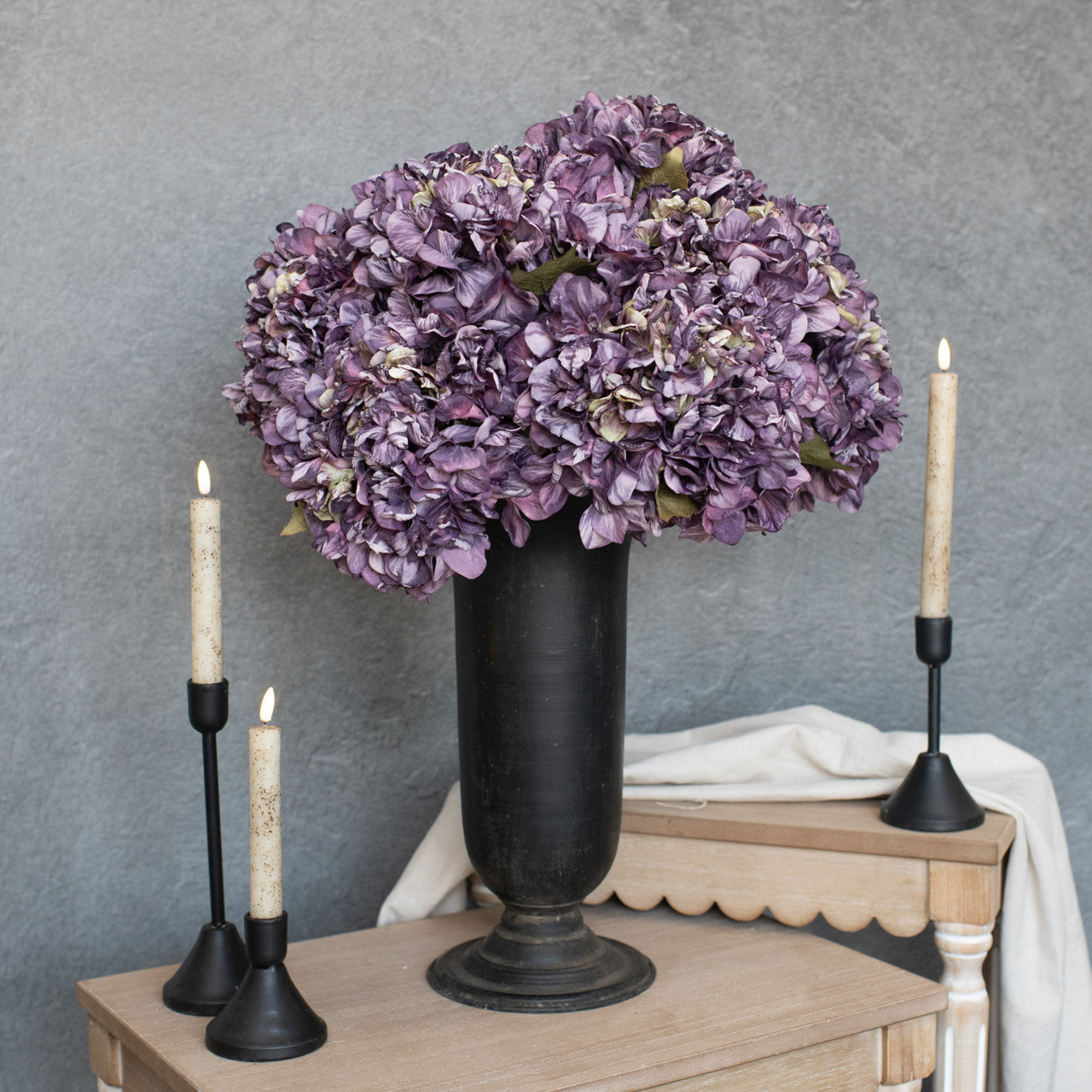 25.75" Purple Hydrangea Spray