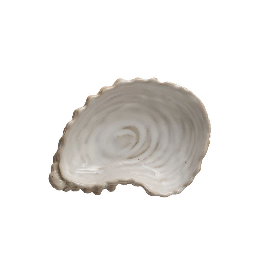 Stoneware Oyster Shell Dish