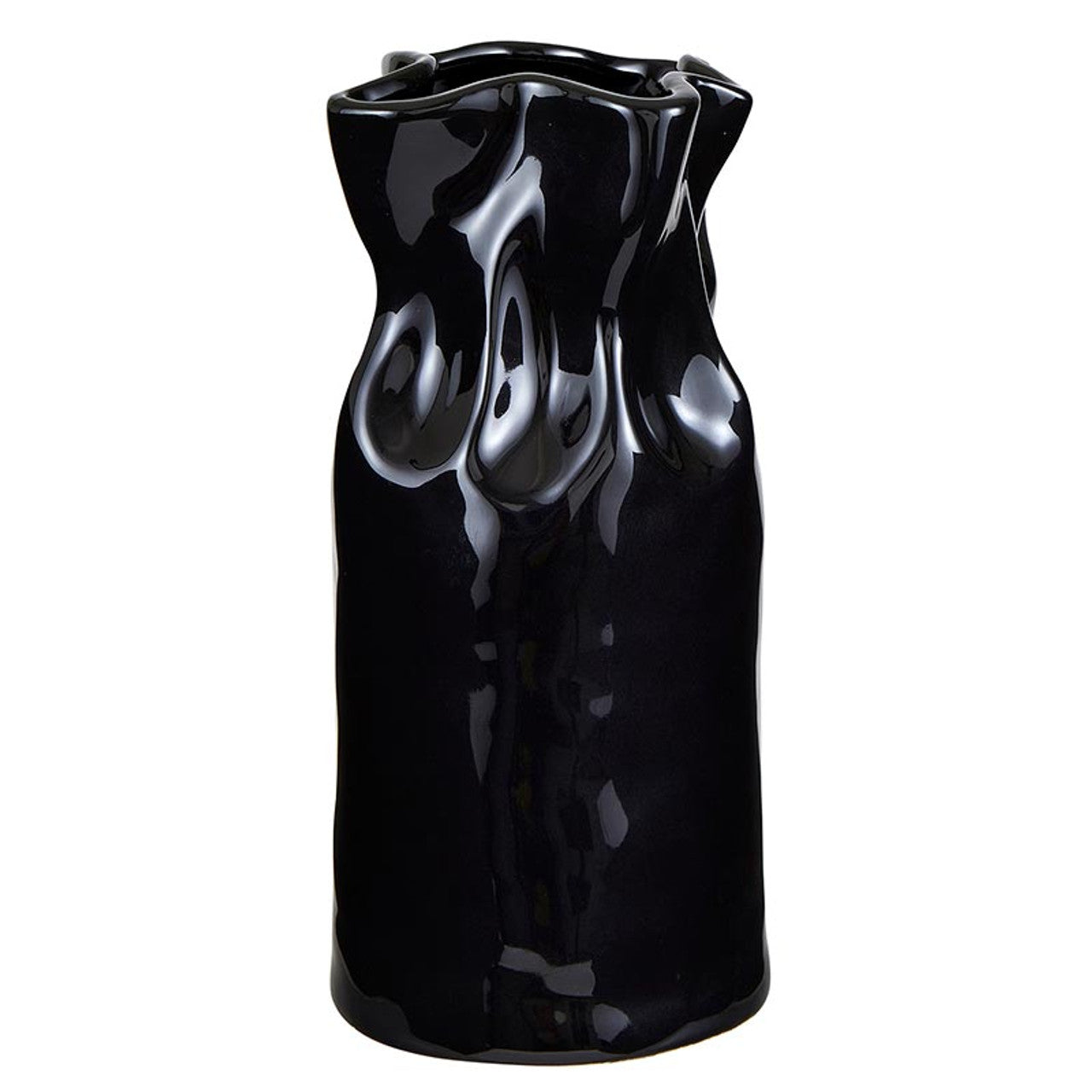 Cinched Ceramic Vase - Choose Color