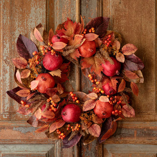 24" Pomegranate Harvest Wreath