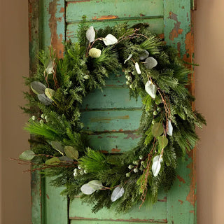 30" Carmel Mixed Wreath