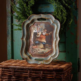 Fireplace Santa Tray