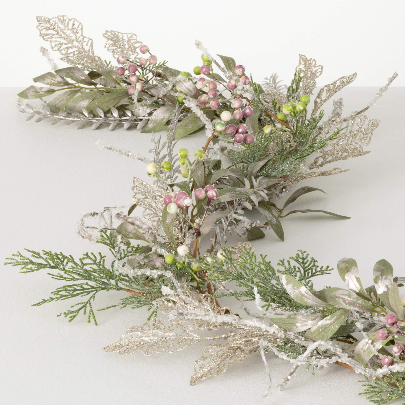 The Cottage Collection Pine and Berry Garland