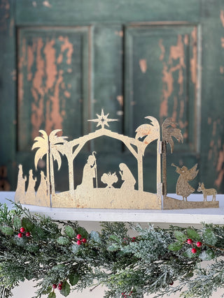 19" Bethlehem Mantle Scene