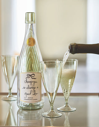 Acrylic Champagne is Always a Good Idea Bottle Set
