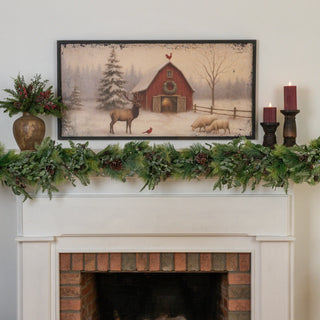 48" Holiday Farm Sign