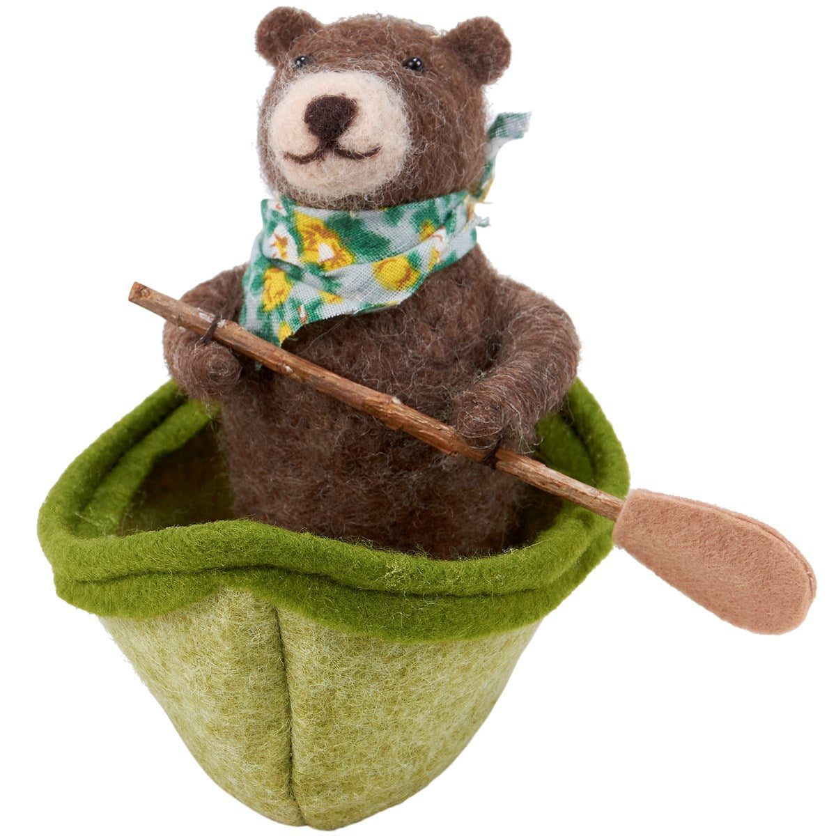 Felt Rowboat Bear