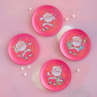 Glitterville Baby Papa Noel Dinner Plate - Choose Style