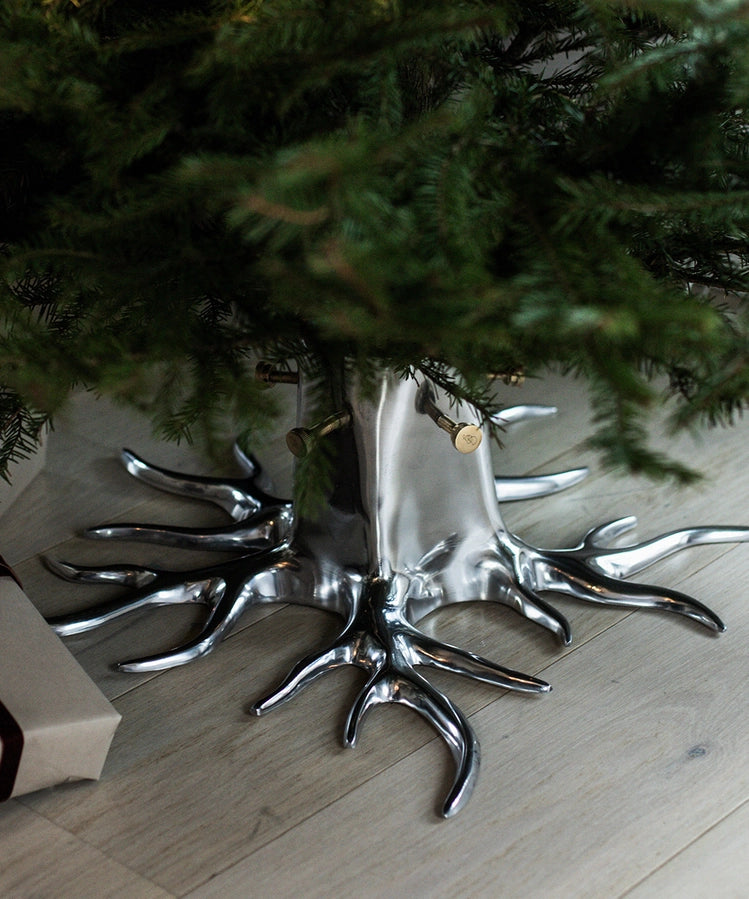 Silver Christmas Tree Root Stand