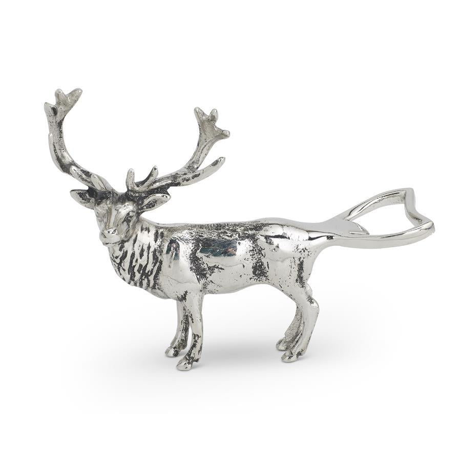 Silver Standing Deer Bottle Opener