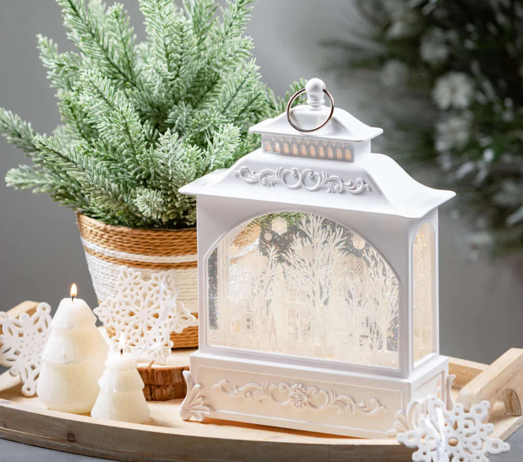 LED Winter Village Lantern