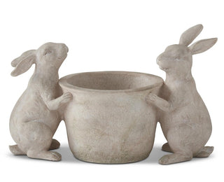 Rabbit Pair Planter