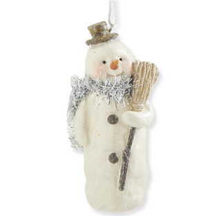 4.5" Resin Snowman Ornament