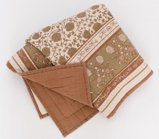 Block Print Quilt Throw