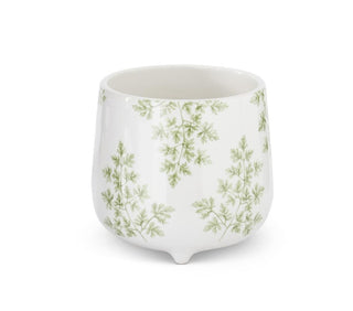 Green Foliage Dolomite Pot