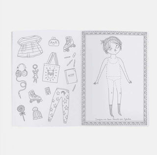 Les Parisiennes Coloring Book