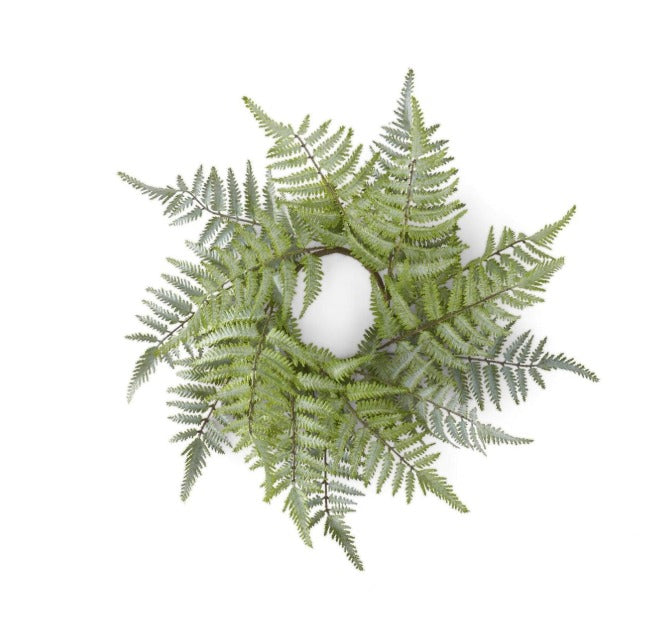 23" Real Touch Ostrich Fern Candle Ring