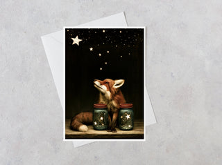 Little Keeper of Stars Fox - Note Card