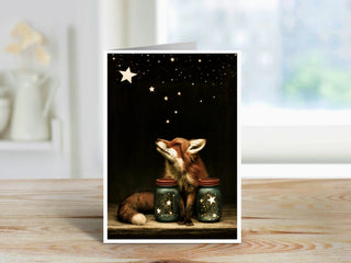 Little Keeper of Stars Fox - Note Card