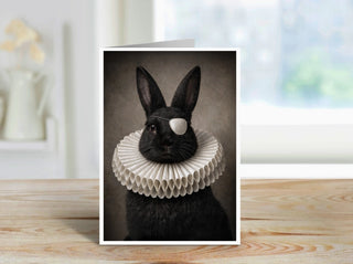 Velvet Rogue Rabbit - Note Card