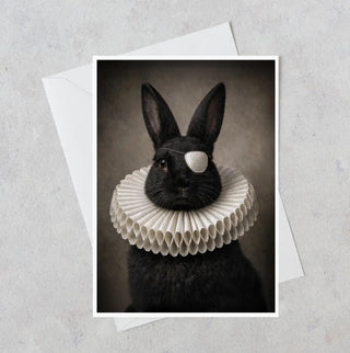 Velvet Rogue Rabbit - Note Card