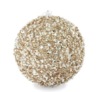 6" Champagne Shimmer Ornament