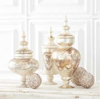 5" Champagne Shimmer Ornament