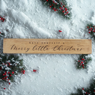 Have Yourself A Merry Little Christmas Vintage Shutter Stick