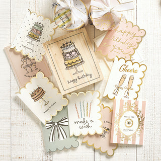 Set of 10 Happy Birthday Boxed Greeting Cards