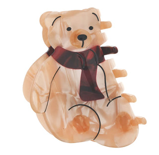 Tan Bear Claw Clip