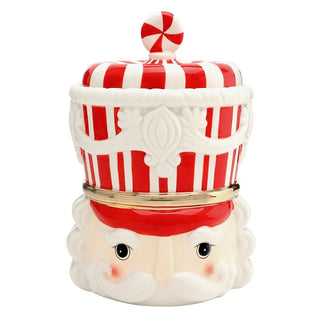 Nutcracker Ceramic Cookie Jar - Choose Size