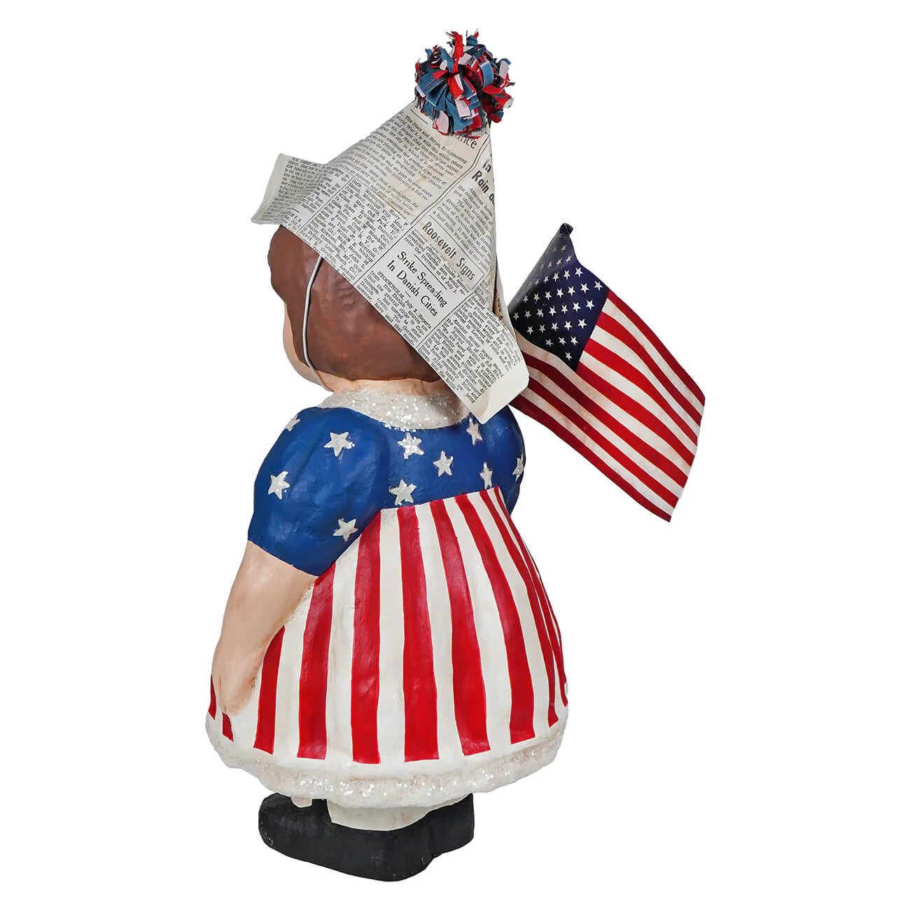 Bethany Lowe Large Paper Mache Betsy Ross