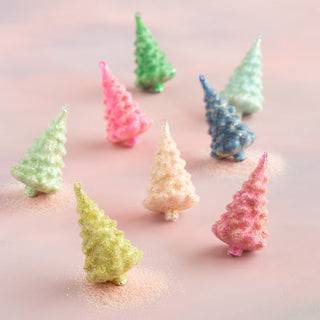 Glitterville Glass Dreamy Dewdrop Cedar Ornament - Choose Color