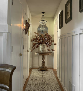 38" Rustic Chestnut Pod Spray