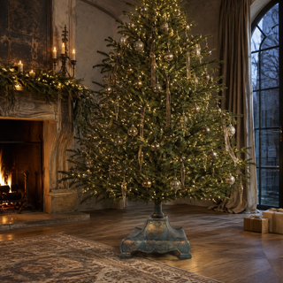 Vintage-Look Bronze Christmas Tree Stand