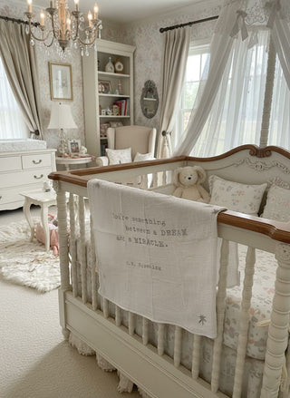 Baby Swaddle -  You're Something Between a Dream and a Miracle