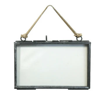 Horizontal Zinc Hanging Frame - 5" x 3"