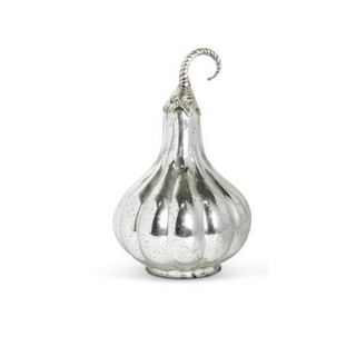 Mercury Glass Pumpkin - Choose Size