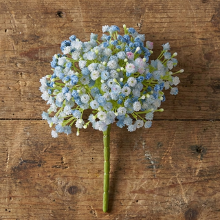 9" Blue Baby's Breath Pick
