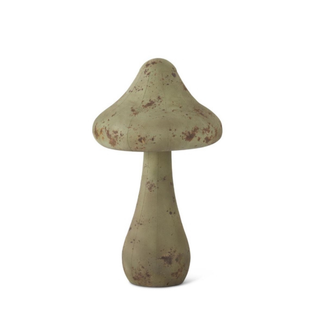 Weathered Green Metal Mushroom - Choose Size