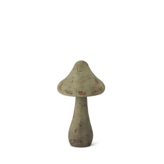 Weathered Green Metal Mushroom - Choose Size