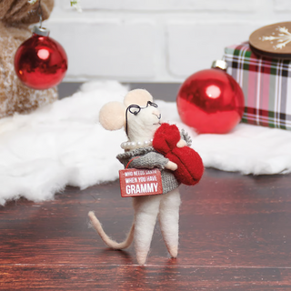 Grammy Holiday Mouse Ornament