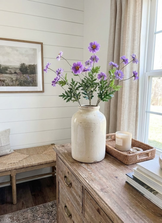 30" Purple Coreopsis Spray