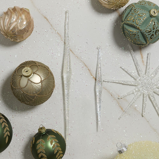 Sparkle Icicle Ornament - Choose Size
