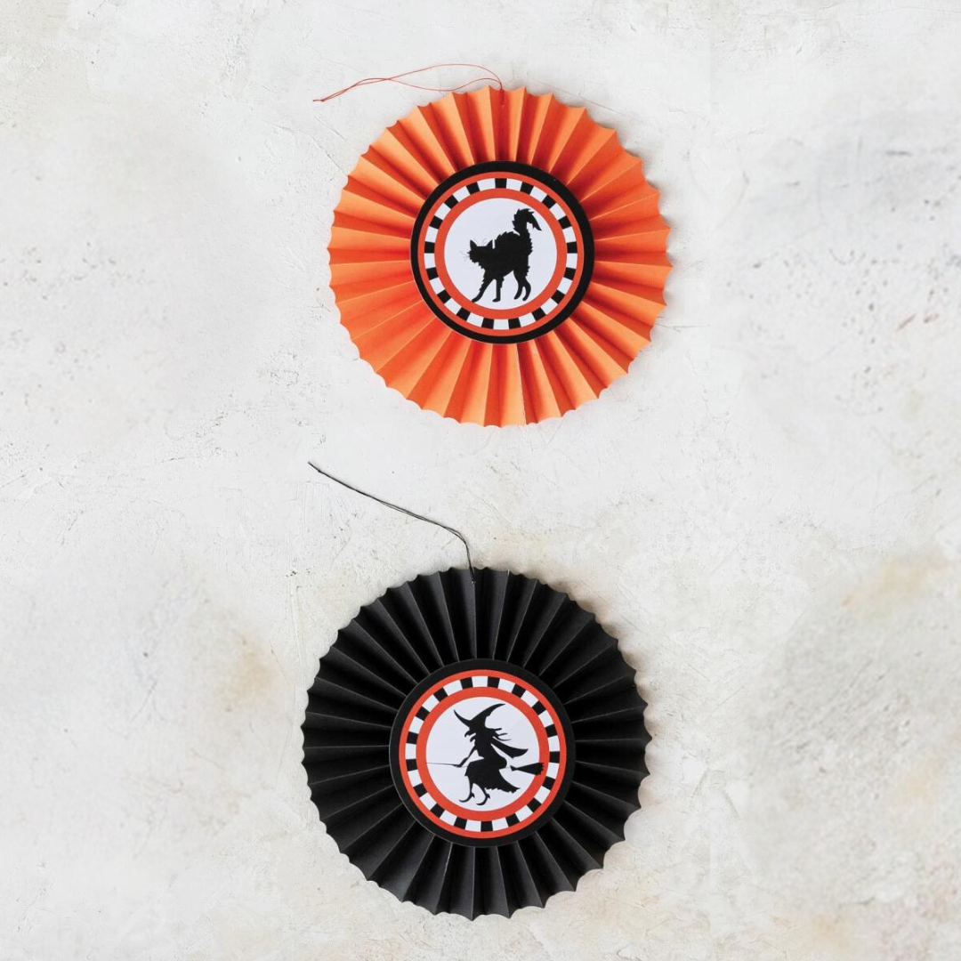 Halloween Paper Pinwheel Ornament - Choose Style