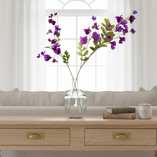 28" Purple Sweet Pea Stem