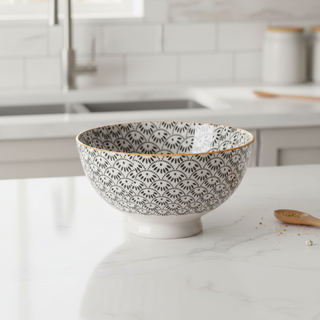 Dotted Scallop Stamped Bowl