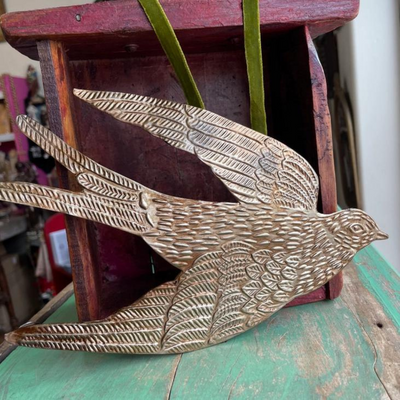 Golden Swallow Ornament - Available in 2 sizes